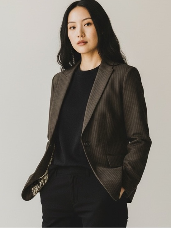 Tahari Jackets & Blazers - Tahari Blazer Women's Pinstripe Size 8